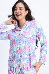 Zivame Buttersoft Knit Poly Pyjama Set - Pink Lady — thumbnail 5